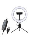 Ver imagem 1 de Ring Light de Mesa 8polegadas Suporte Movel de Celular