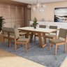 Conjunto Mesa Dalia com 8 Cadeiras 82x180x90 Cm - 1