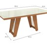Conjunto Mesa Dalia com 8 Cadeiras 82x180x90 Cm - 4