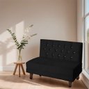 Ver imagem 2 de Canto Italy Confortável para Apartamento Cozinha e Restaurantes Suede Preto