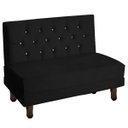 Ver imagem 4 de Canto Italy Confortável para Apartamento Cozinha e Restaurantes Suede Preto