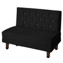 Ver imagem 5 de Canto Italy Confortável para Apartamento Cozinha e Restaurantes Suede Preto