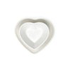 Jogo Petisqueiras com 2 Pratos Cerâmica Branco Coração - 5
