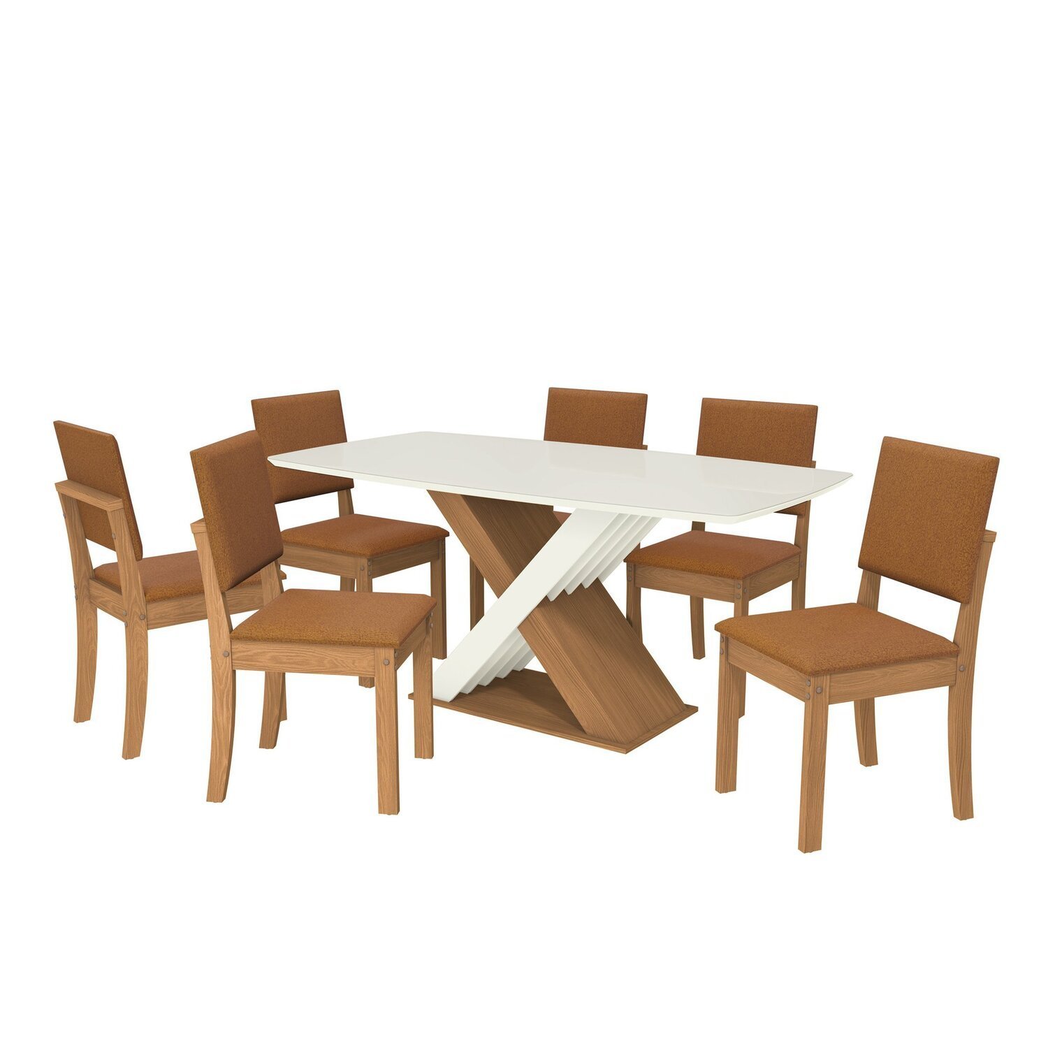 Conjunto Mesa Graviola com 6 Cadeiras - 2