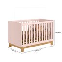 Ver imagem 3 de Berço Mini Cama Q Encanto Slim Rosa - Qmovi