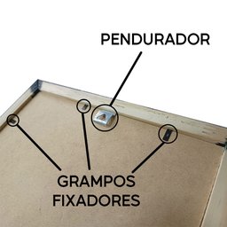 Kit 2 Quadros Decorativos Casal Frases Good Vibes 40x60cm Arte na Arte Moldura Vermelha - 7