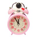 Ver imagem 1 de Relógio de Mesa Astronauta Rosa 13x9cm - Quanhe