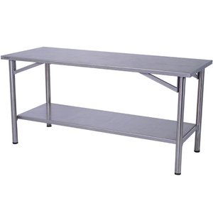 Mesa de Manipulação Inox 70X70CM Benfati TB 2" Paneleiro Liso