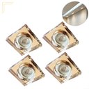 Ver imagem 1 de 4 Spot de Cristal Espelhado Rose Embutir Mr16 Corredor Lup66