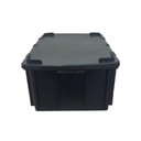 Ver imagem 4 de Caixa Plástica 26 Litros Preta com Tampa Lar Plásticos