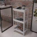 Ver imagem 1 de Estante Geo Multiuso Organizador Compacto 3 Prateleiras 76cm - Branco