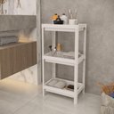 Ver imagem 5 de Estante Geo Multiuso Organizador Compacto 3 Prateleiras 76cm - Branco