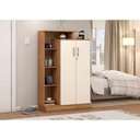 Ver imagem 7 de Armário Multiuso 2 Portas 6 Prateleiras Elite - Demóbile Cor Amendola/off White