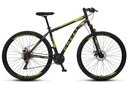 Ver imagem 1 de Bicicleta Athena Aro 29 em Aço com 21 Marchas Colli Preto/amarelo