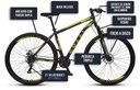 Ver imagem 5 de Bicicleta Athena Aro 29 em Aço com 21 Marchas Colli Preto/amarelo