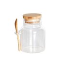 Ver imagem 1 de Porta Mantimento em Vidro Borossilicato com Tampa e Colher em Bambu 250ml - Dynasty