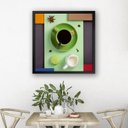 Ver imagem 3 de Kit 3 Quadros 50cm X 50cm e 1 Quadro 60cm X 80cm Cozinha Tropical Artes