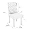 Conjunto 2 Cadeiras para Sala de Jantar Cad149 - 2