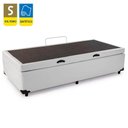 Ver imagem 6 de Cama Box Baú Solteiro Sintético Sereneprime Branco 88x188x44