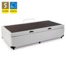 Cama Box Baú Solteiro Sintético Sereneprime Branco 88x188x44 - 6