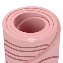 Tapete Pula Corda Absorção de Choque Yoga Antiderrapante Profissional Fitness Atividade Física Exerc - 9