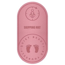 Tapete Pula Corda Absorção de Choque Yoga Antiderrapante Profissional Fitness Atividade Física Exerc - 2