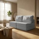 Ver imagem 1 de Sofá Cama 3 Lugares na Caixa 180 cm Versa Bouclê B05 - D'Rossi