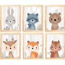 Ver imagem 1 de Quadro Infantil 6 Un A4 Vidro e Pendurador