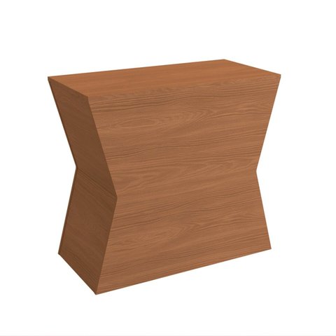 Base Tilia para Mesa de Jantar de Madeira Marrom/Canela