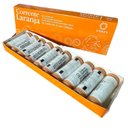 Ver imagem 2 de 10 Linhas de Costura Corrente Laranja - Branco
