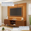 Ver imagem 7 de Rack Painel Ripado para TV até 58 Polegadas com LED 100% MDF 180CMX130CM Pés em Madeira Maciça Ga