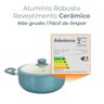 Caçarola Antiaderente Cerâmica de Indução Azul Genebra Plus 24cm - Casambiente - 6
