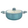 Caçarola Antiaderente Cerâmica de Indução Azul Genebra Plus 24cm - Casambiente - 1
