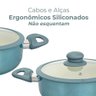 Caçarola Antiaderente Cerâmica de Indução Azul Genebra Plus 24cm - Casambiente - 3