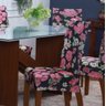 Kit Capa de Cadeira 4 Peças Sala de Jantar Protege o Estofado Renova o Visual Malha Gel Estampa 8 Fl - 3