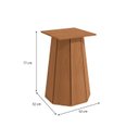 Ver imagem 2 de Base Jade para Mesa de Jantar de Madeira Marrom/Canela