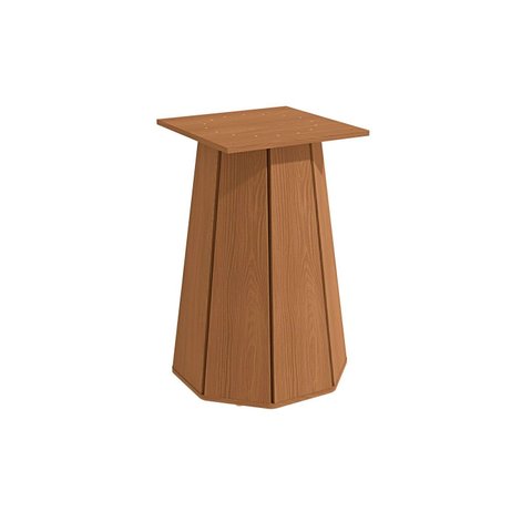 Base Jade para Mesa de Jantar de Madeira Marrom/Canela