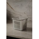 Ver imagem 1 de Pote Hermético Quadrado com Cesto - 2,03L PARAMOUNT Branco