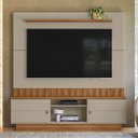 Ver imagem 2 de Estante Home Florianópolis 175cm Grigio Fosco/amêndoa para Tv até 70” - Mobler
