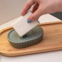 Ver imagem 2 de Porta-sabonete Barra em Cerâmica Listras Verde