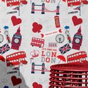 Ver imagem 1 de Papel De Parede Londres London Vintage Adesivo Lavável