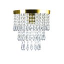 Ver imagem 4 de Kit 3 Pendentes Spark + Lustre Plafon Manucrillic Dourado