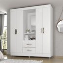 Ver imagem 5 de Guarda Roupa Casal Capela Lite Branco Brilho - Móveis Leão