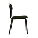Ver imagem 6 de Conjunto 2 Cadeiras Estofadas Fixa Empilhável Fit Verde/Musgo City/Preto Fosco Mt