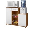 Ver imagem 2 de Armário de Cozinha para Forno com Fruteira 2 Portas 1 Gaveta Isla Freijó Trend/branco New - Pnr Móve
