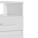 Ver imagem 5 de Kit 2 Mesas de Cabeceira Apolo 2 Gavetas 46 Cm Branco Flex Moval