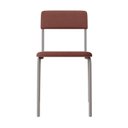 Ver imagem 7 de Conjunto 2 Cadeiras Estofadas Fixa Empilhável Fit Rosa/Tulipa Rosê City/Branco Fosco Mt