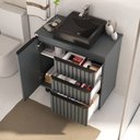 Ver imagem 3 de Balcão Armário para Banheiro Cecília com Pés 78cm - Fabribam Gabinetes