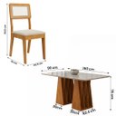 Ver imagem 4 de Kit Mesa de Jantar Orquestra com 6 Cadeiras Bella em Boucle