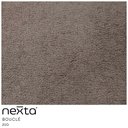 Ver imagem 5 de Sofá Molino 3 Lugares 180cm C/mesa Auxiliar Esquerdo Pés Ouro.f Bouclé Marrom - Nexta Casa